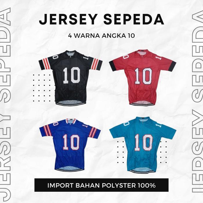 Jersey Sepeda Unisex Coolmax Import / Baju Sepeda Coolmax