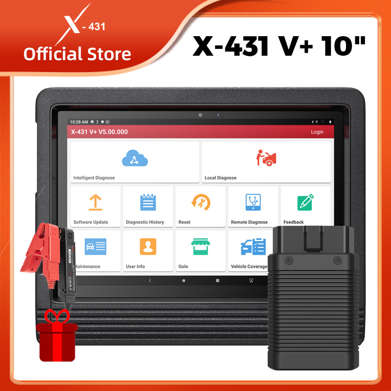STOK TERBATAS  X-431 Launch X431 V plus V+ 10" Auto Diagnostic Scanner Car Diagnost Tools Automotive