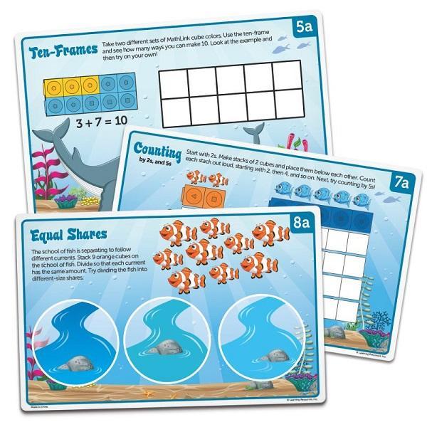 Learning Resources MathLink Cubes Kindergarten Math: Sea Adventures