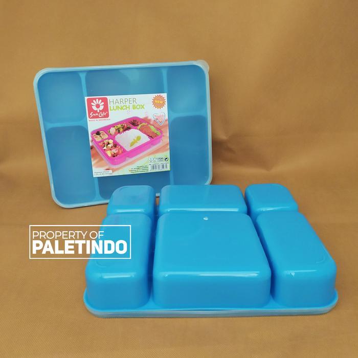 Kotak Makan 6 Sekat/ Kotak Catering Harper