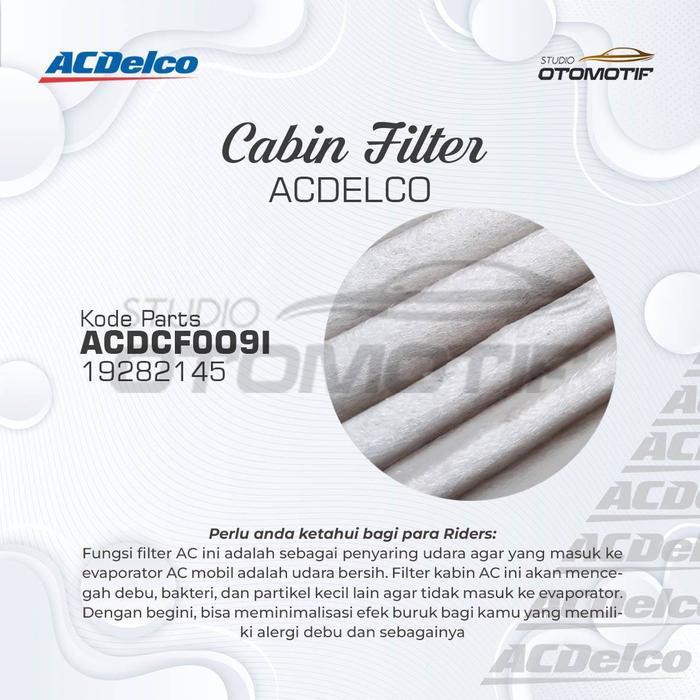 FILTER AC BRIO ACDELCO 2145 CABIN FILTER