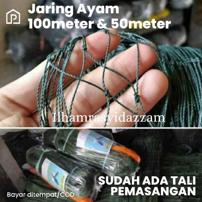 Premium Jaring Pagar Ayam 100Meter & 50Meter Jaring Ayam Murah Original