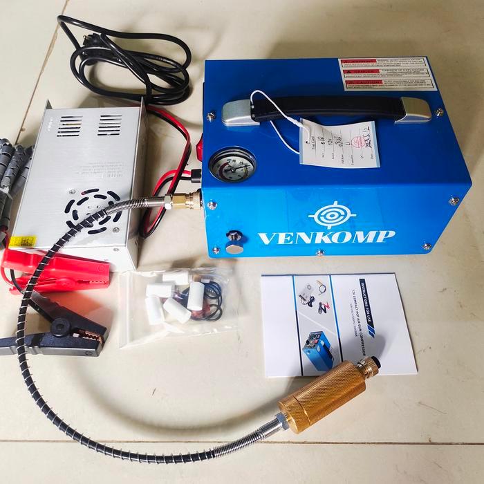 kompresor pcp mini 400 watt 300 bar original merk venkomp