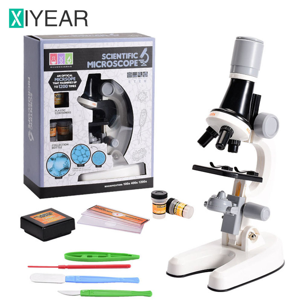Zoom Microscope  Lab LED 800X Biology Microscope For School Children Science Experiment Kit Educatio