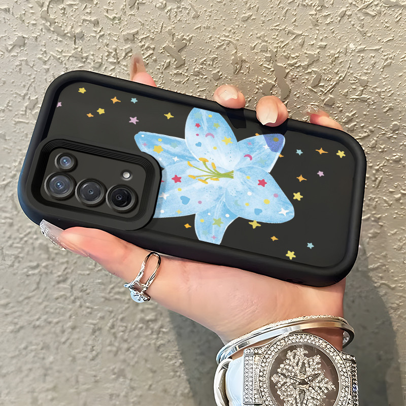 Casing Hp OPPO A74 A95 F19 F19s Case Casing Sherlyn pola Kasus HP Tangga Langit Mewah Silikon Softca