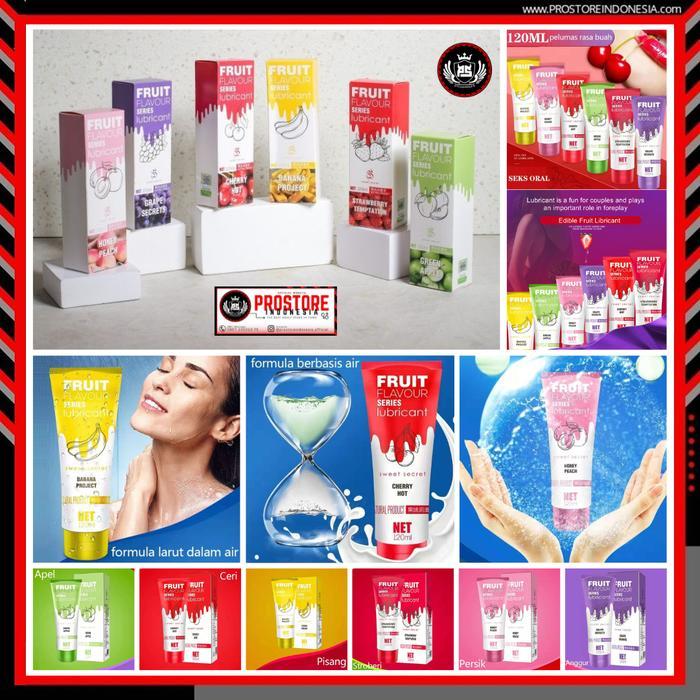 Dexie_Store Sweet Secret Fruit Flavour Lubricant - Pelicin Pelumas Sex Gel Lube Aroma Wangi Rasa