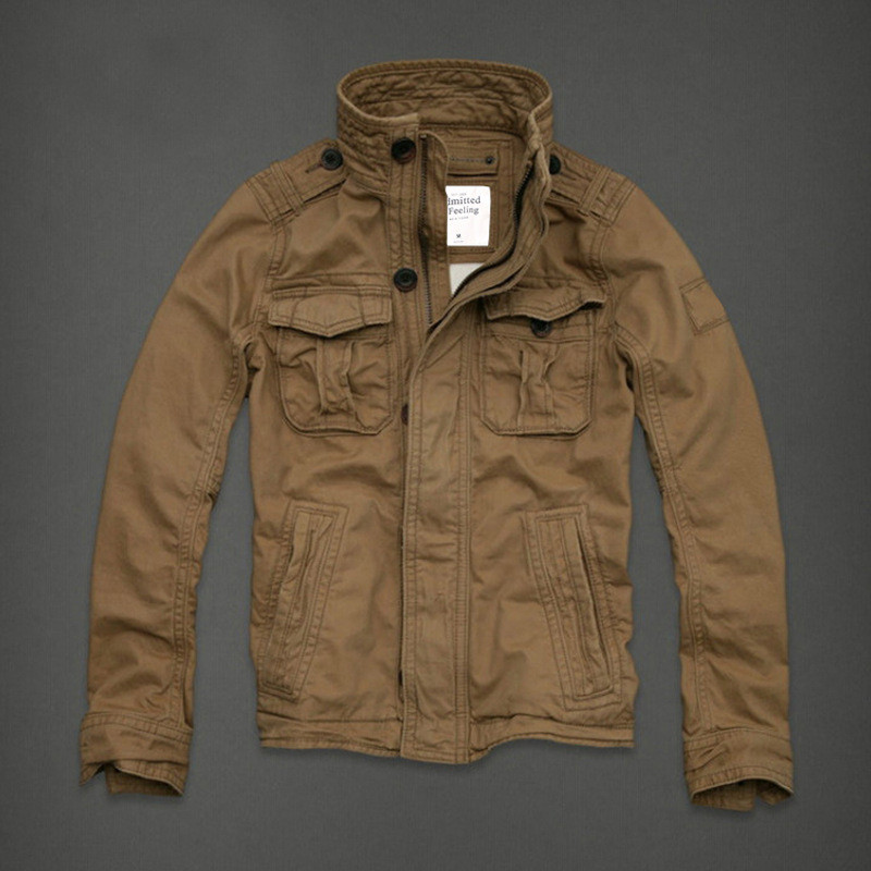 Men Camo Cargo Jacket Autumn Heavyweight Wash Cotton Windbreaker Jacket Military Camouflage Outdoor