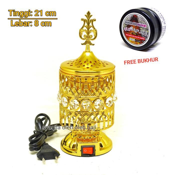 Alat Pembakar Dupa Listrik Tempat Bakar Bukhur Electrik Wadah Buhur Mabkhara Elektrik Prapen