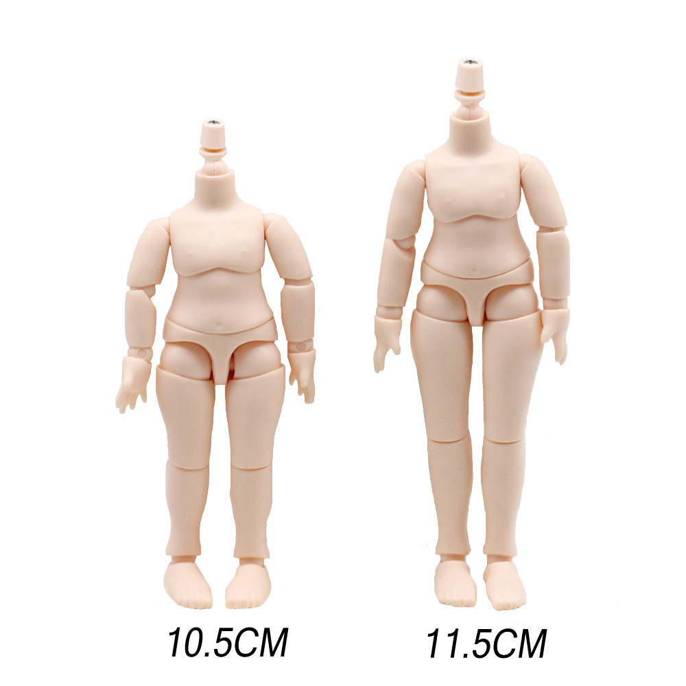 12 Bjd Doll Toys Dod 11Cm Body Suitable For Clay Head Ob11,Obitsu11,Gsc Doll Body Spherical Joint