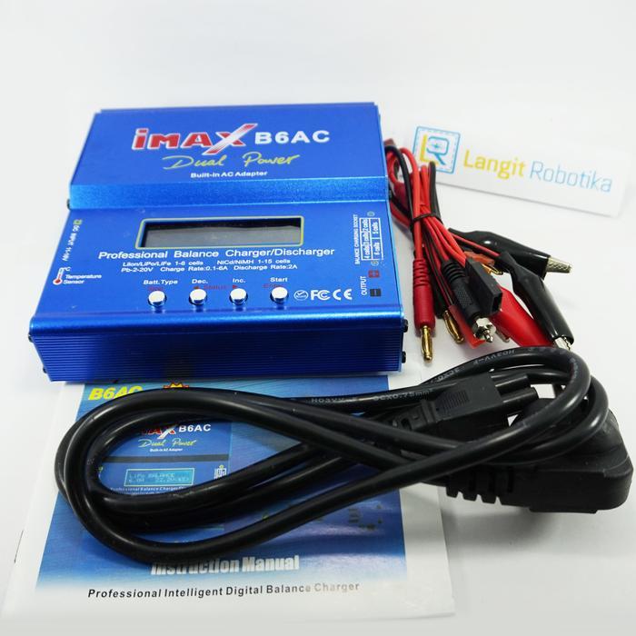 80 WATT Charger LIPO Lithium Polymer IMAX B6AC RC Plane IMAX B6 AC