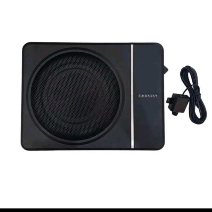 (COD) subwoofer aktif 8inch embassy subwoofer kolong jok mobil