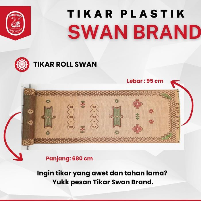 Terlaris Tikar Plastik Swan Brand - Tikar Roll Swan Brand 680 cm x 95 cm Nestara Shop