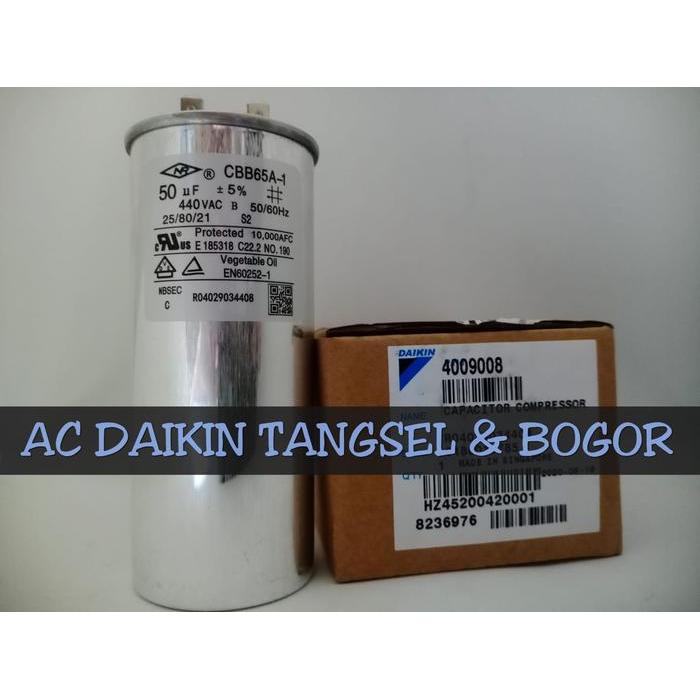 Capacitor / Kapasitor Ac Daikin Ftv50Axv Bxv Ftv60Axv Bxv 50Uf Ori