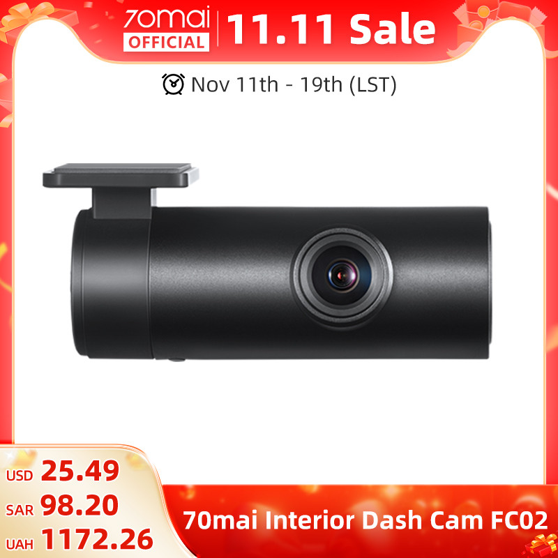 70mai Interior Cam FC02 Fits for 70mai A510/A810/A800S/A500S/A400 (Cannot use together with rear