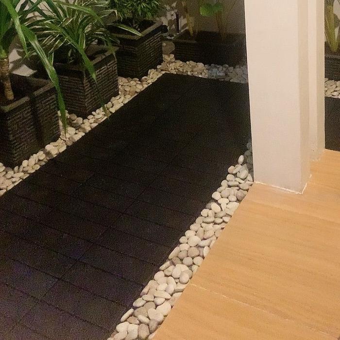 Lantai Dek Srasah Floor Decking Outdoor Indoor Dark Grey Plastik