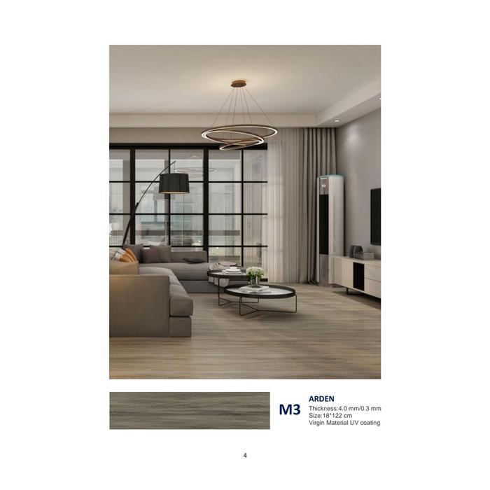 VINYL SPC MARVEL Lantai Vinyl SPC 4mm + 1mm underlayer IXP Vinyl SPC Flooring