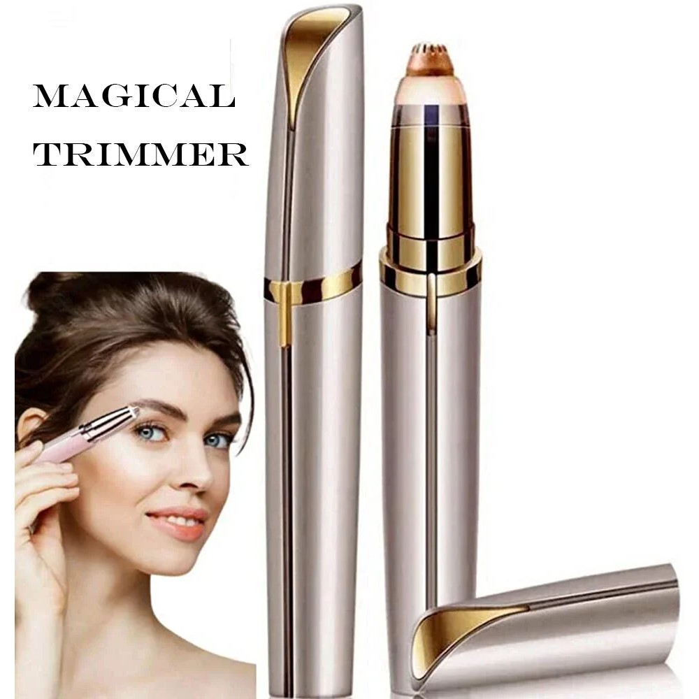 Magical Electric Eyebrow Trimmer Pen Hair Remover Eyebrow Razor Multifunction Epilator Painless Eye