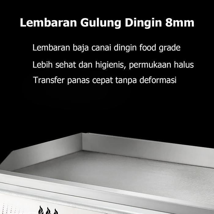 XINHONG Burger Griddle Heavy Duty Burger Griddle Gas Type Burger Griddle Untuk Bisnis Burger Griddle