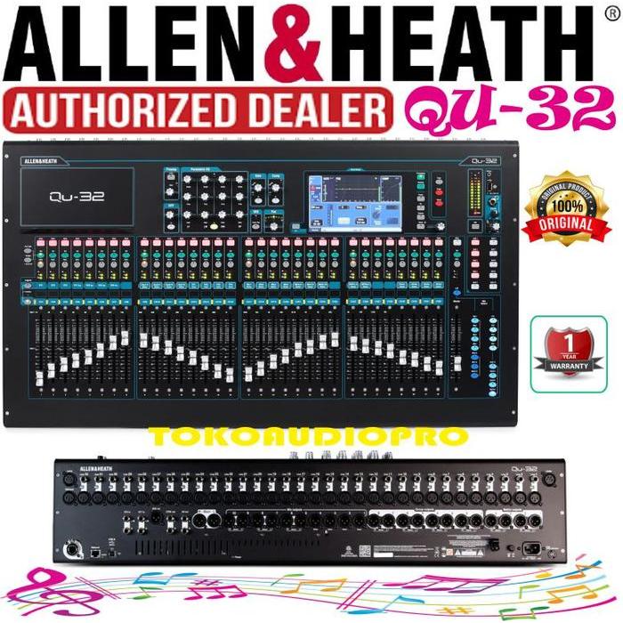 Mixer Digital Allen&Heath Qu32 32-Channel Digital Mixer Original Qu-32 Co
