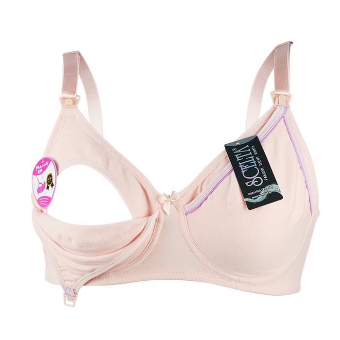 Scelta - Maternity Nursing Bra Menyusui Kancing Depan Tanpa Kawat Bh Hamil Sck M 059