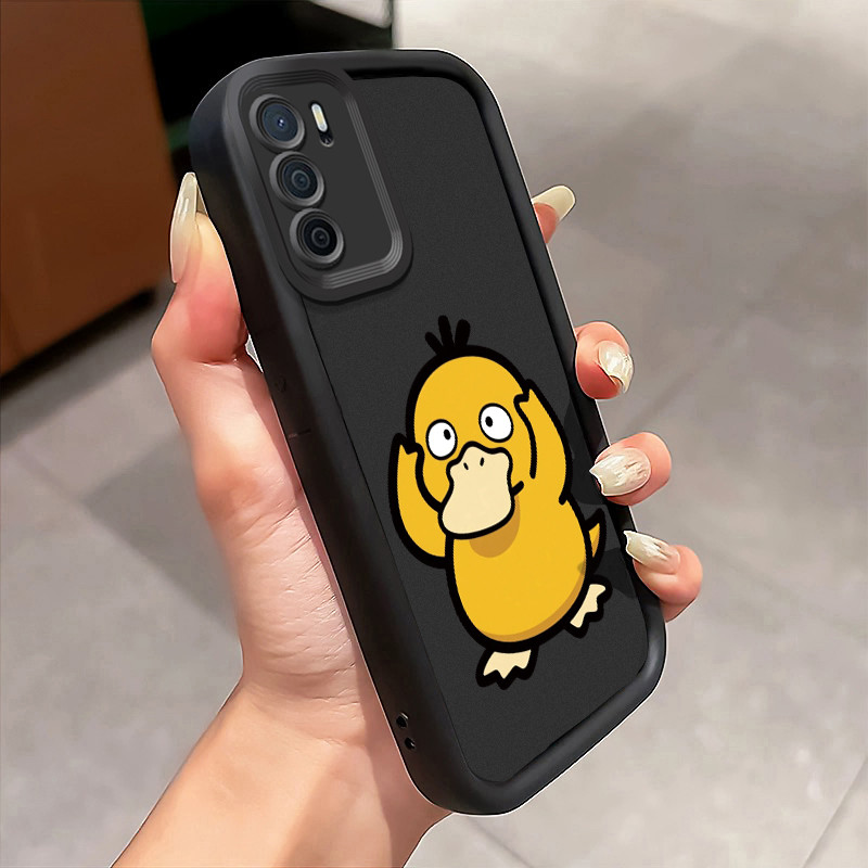 Casing Hp OPPO A16 OPPO A16s OPPO A54s Case Casing HP Bebek Kuning Kecil Pola kasus ponsel tangga se