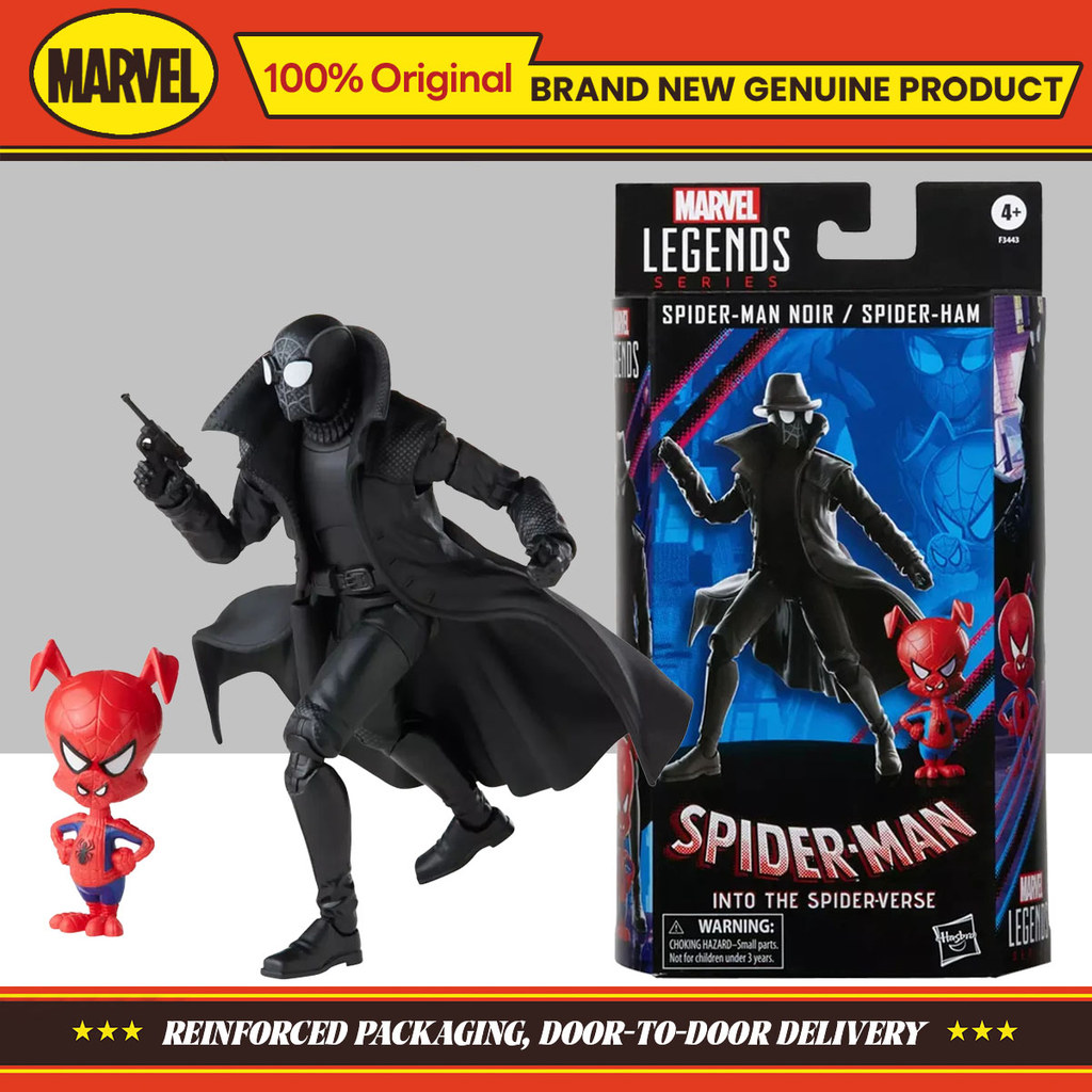 Hasbro Marvel Legends Series 60th Anniversary Spider-Man Noir and Spider-Ham 15cm Action Figure