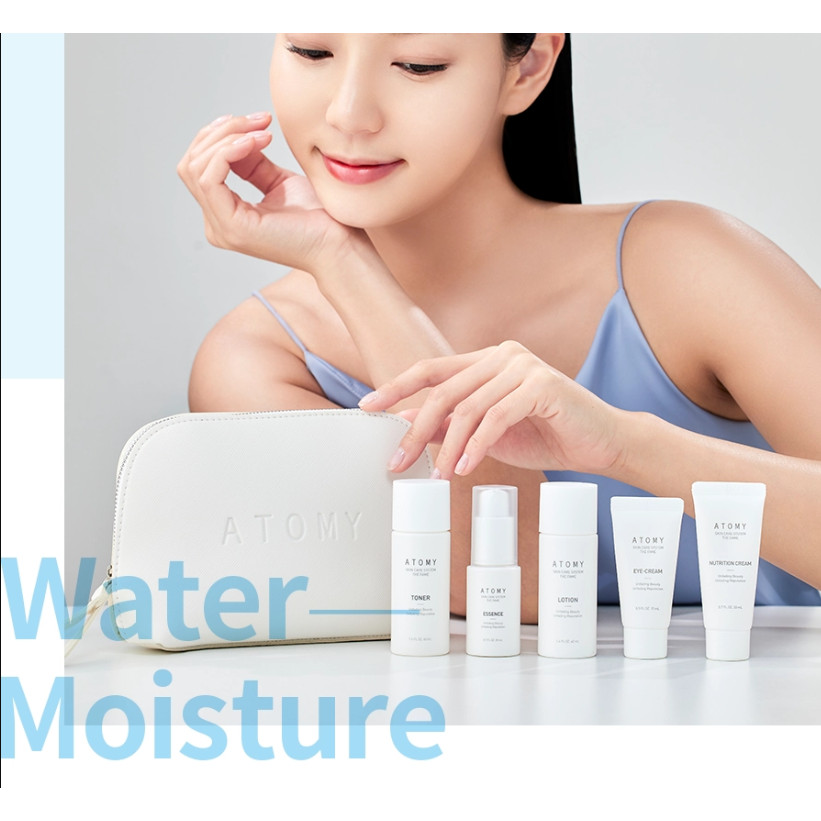 Atomy The Fame Skin Care Travel Kit | Dengan 5 produk The Fame Skincare set, membantu merawat kulit 