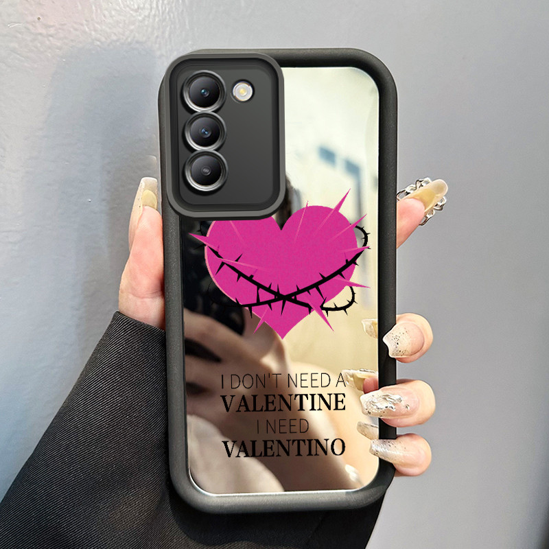 Casing Hp Untuk VIVO Y100 5G Z1 Pro Z5x Case Gaya cewek seksi Kesing cermin Kasing Silikon Softcase 