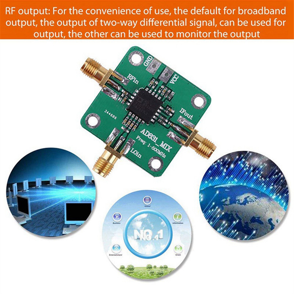 SALE A51I 4Pcs AD831 High Frequency Transducer Mixer Module 0.1-500MHz Bandwidth Frequency Converter