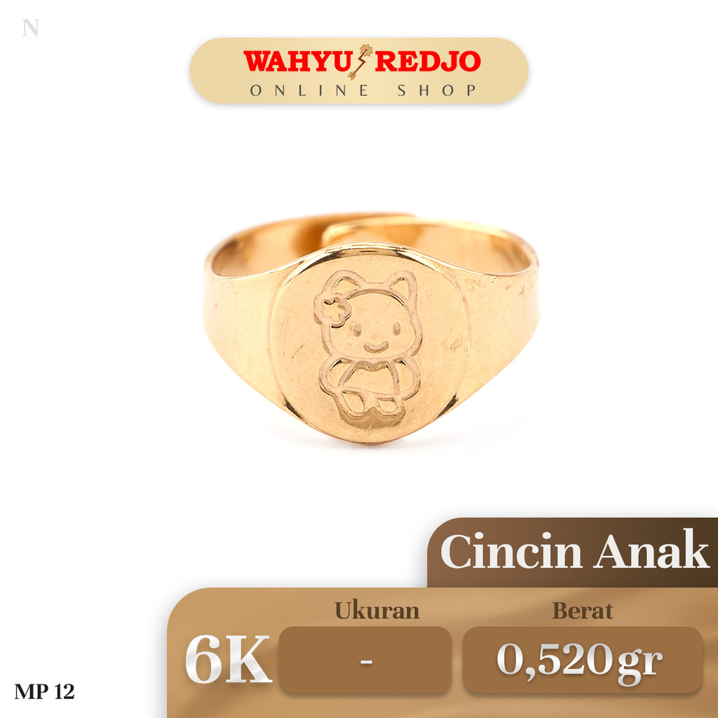 Cincin Emas Kadar 6K Wahyu Redjo CCA-6K 30779249