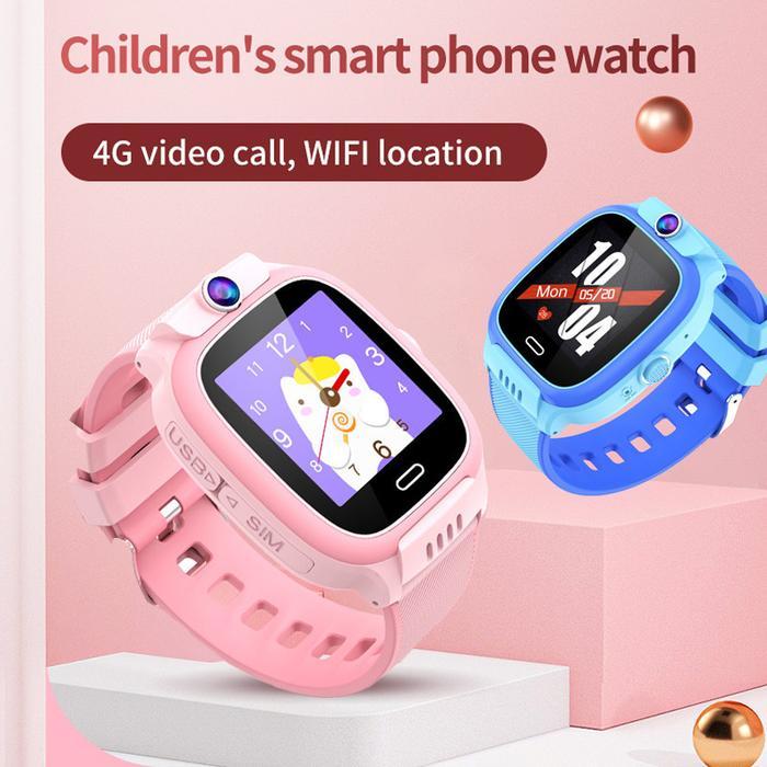 Best Seller Mayy 4G Anti Air Jam Tangan Anak 4G Video Call Telepon - Anak Gps Digital Smartwatch