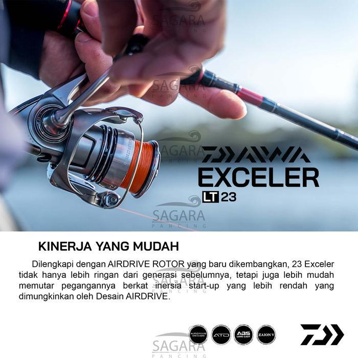 REEL DAIWA EXCELER LT REEL PANCING SPINNING POWER HANDLE