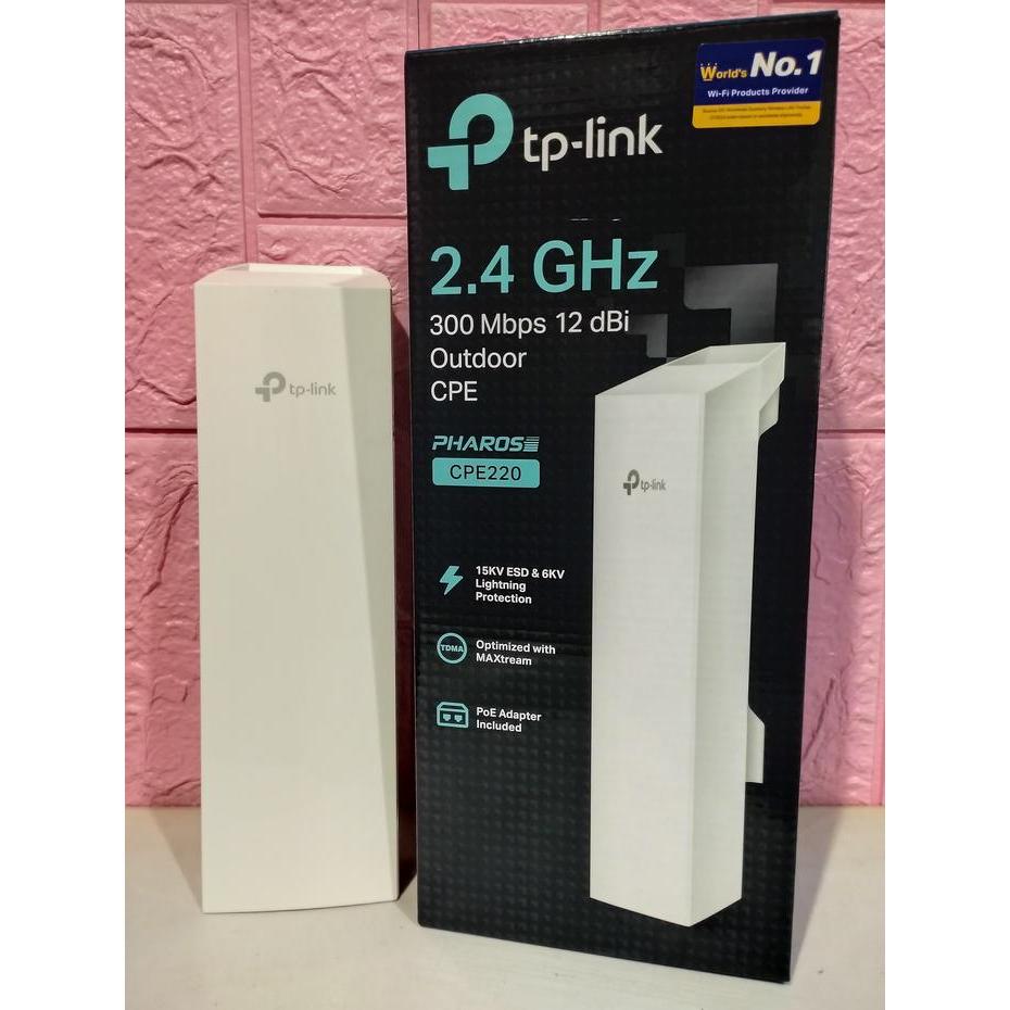 TP-LINK CPE220 300MBPS 12DBI OUTDOOR CPE ROUTER TP LINK PHAROS CPE220