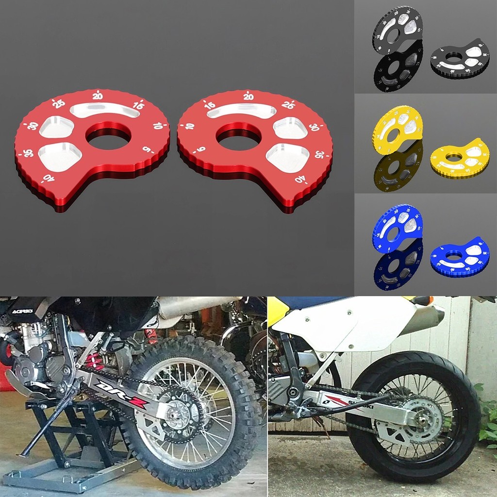 3D Cnc Rear Wheel Axle Block Spindle Chain Adjuster For Suzuki Drz Drz400 Drz400E Drz400S Drz400Sm