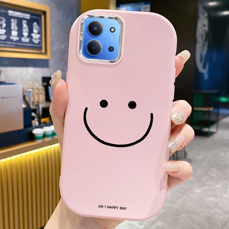 Casing Hp Untuk Xiaomi Redmi 15C Case Casing Senyum kematian pola Kesing HP Cesing bulat gemuk Kasin