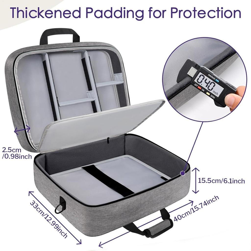 Audio Mixer Bag DJ Cable File Bag for DJ Gear with Adjustable Storage Scratch-Resistant Sound