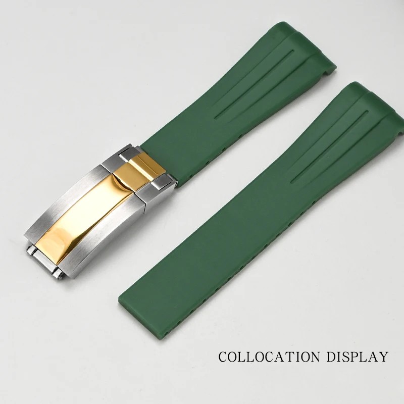 9mmx16mm Stainless Steel Clasp for Rolex Submariner GMT Master Daytona Water Ghost Watch Band Solid