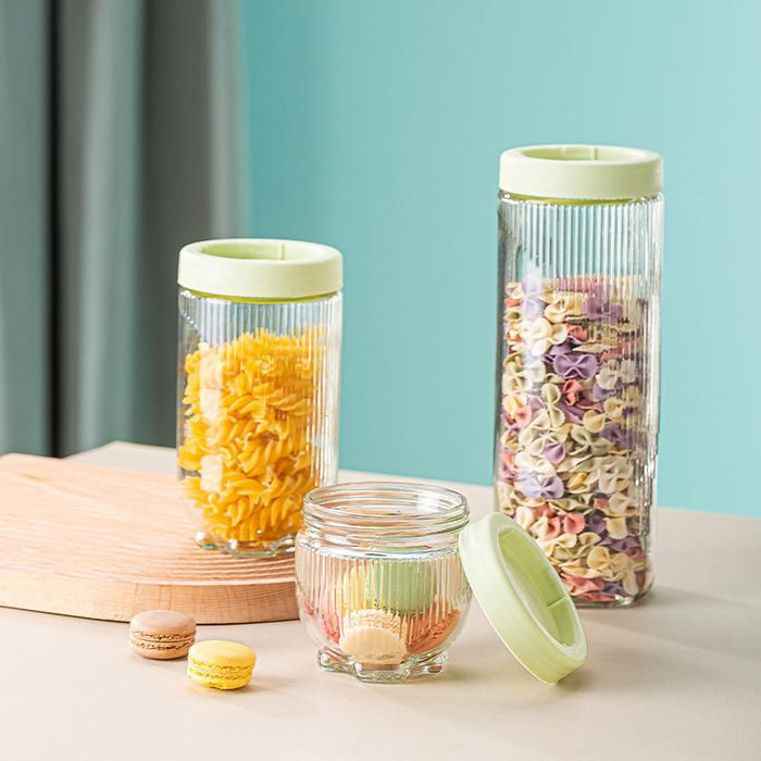 Toples Kue Lebaran Toples Kaca Hazel 1 Set Isi 3 Pcs Toples Kaca Bening Anti Tumpah Set Stoples