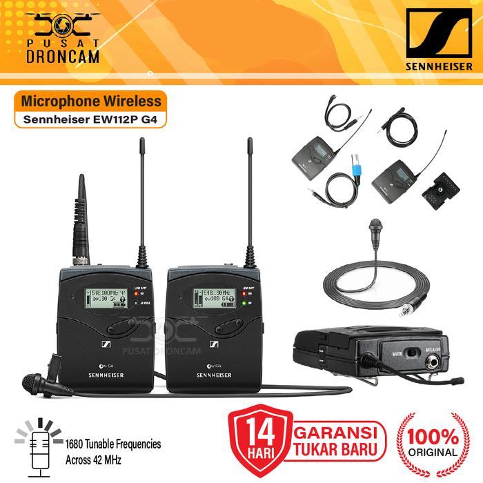 Sennheiser Ew 112P G4 Wireless Lavalier Microphone System Mic Original