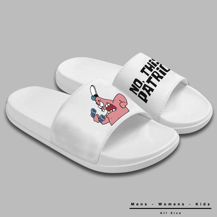Sandal Slide Phylon Design Patrick Tarompah Putih Shoes