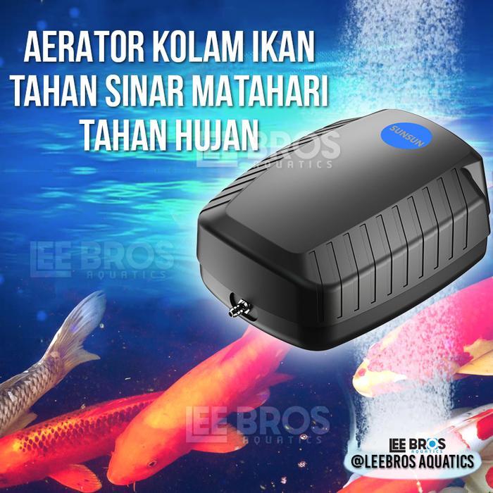 Aerator Kolam Ikan dan Aquarium Tahan Hujan dan UV Matahari / Air Pump / Aerator Kolam Ikan Koi /