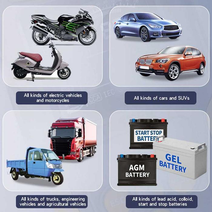 Tester Aki Kendaraan Portable Battery Tester 200Ah With Lcd - Fbt-200