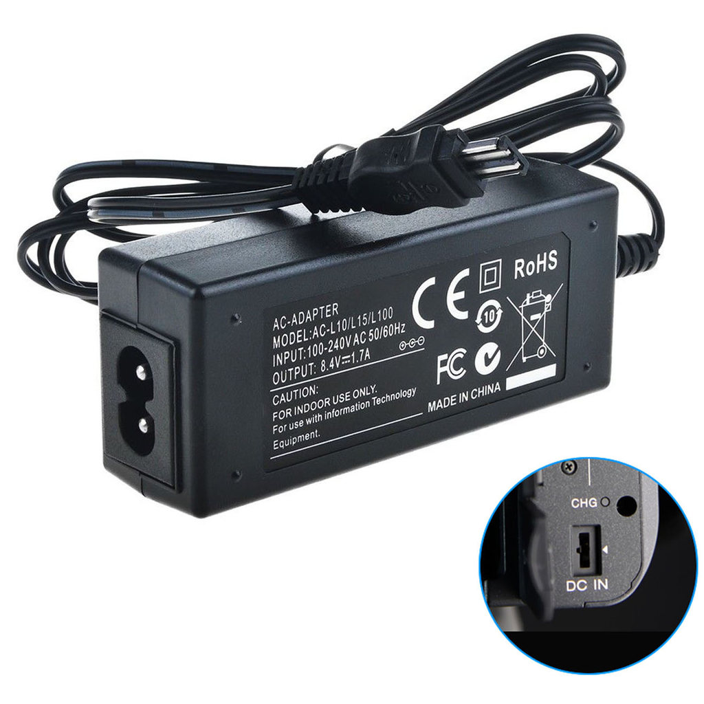 AC Power Adapter for Sony DCR-TRV820, DCR-TRV830, DCR-TRV840, DCR-TRV890, DCR-TRV900,