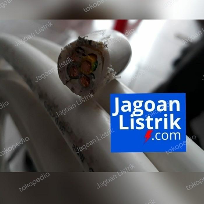 Kabel Listrik Putih Kawat NYM 4 x 6 mm ecer Supreme NYM 4x6 per meter Pvc Tembaga