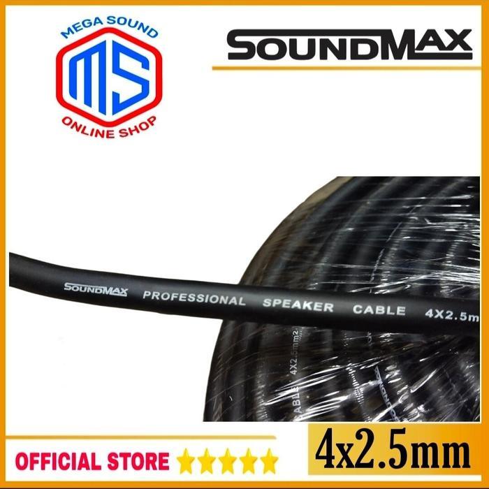 Kabel Audio Speaker 4x2.5 Soundmax Kabel isi 4 Serabut 30m