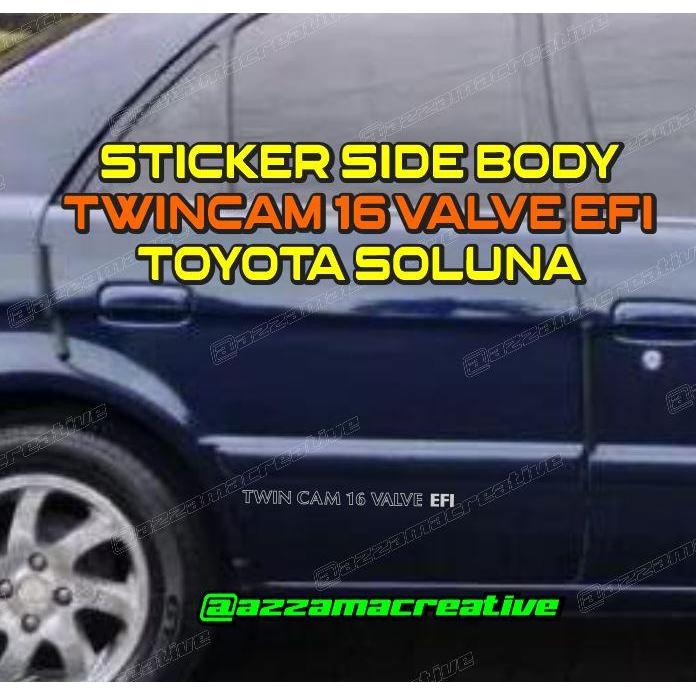 "New" Stiker Twincam 16 Valve EFI Stickers untuk Toyota Soluna