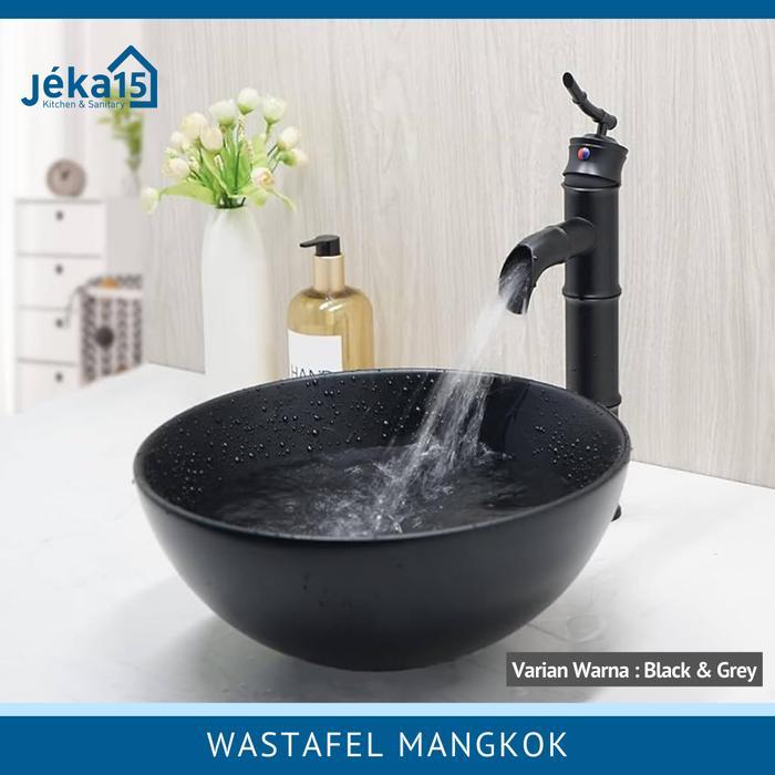 Wikea K26 Wastafel Mangkok Wastafel Meja Bulat