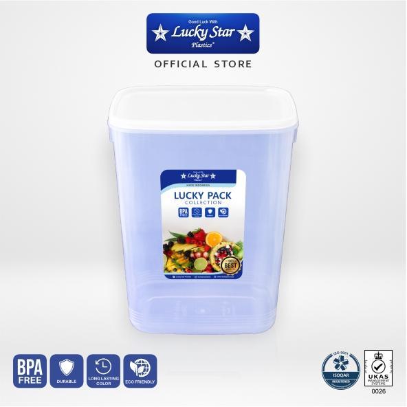 Toples Plastik Lucky Pack 3500 ml / Wadah Plastik / Food Container / TOPLES SERBAGUNA Buah