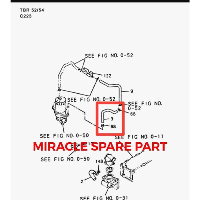 SELANG OLI COOLER SELANG OLI COOLER ISUZU PANTHER 2.3 C223 (PN.059)