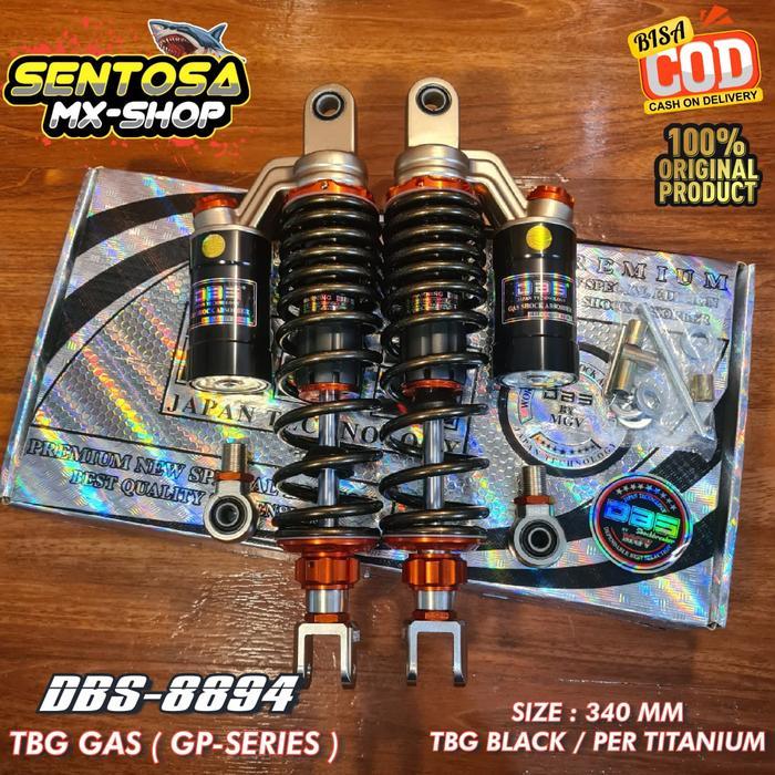 Shock Belakang Tabung Atas Dbs 8894 Series Tabung Fungsi 340Mm Nmax Old / Pcx150 / Rx-King / Karisma